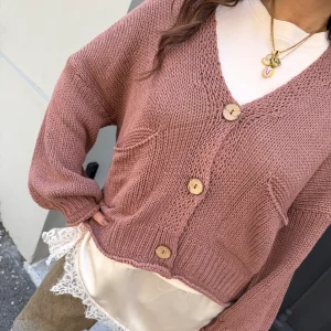 Cardigan in maglia “Flora” HAVE ONE