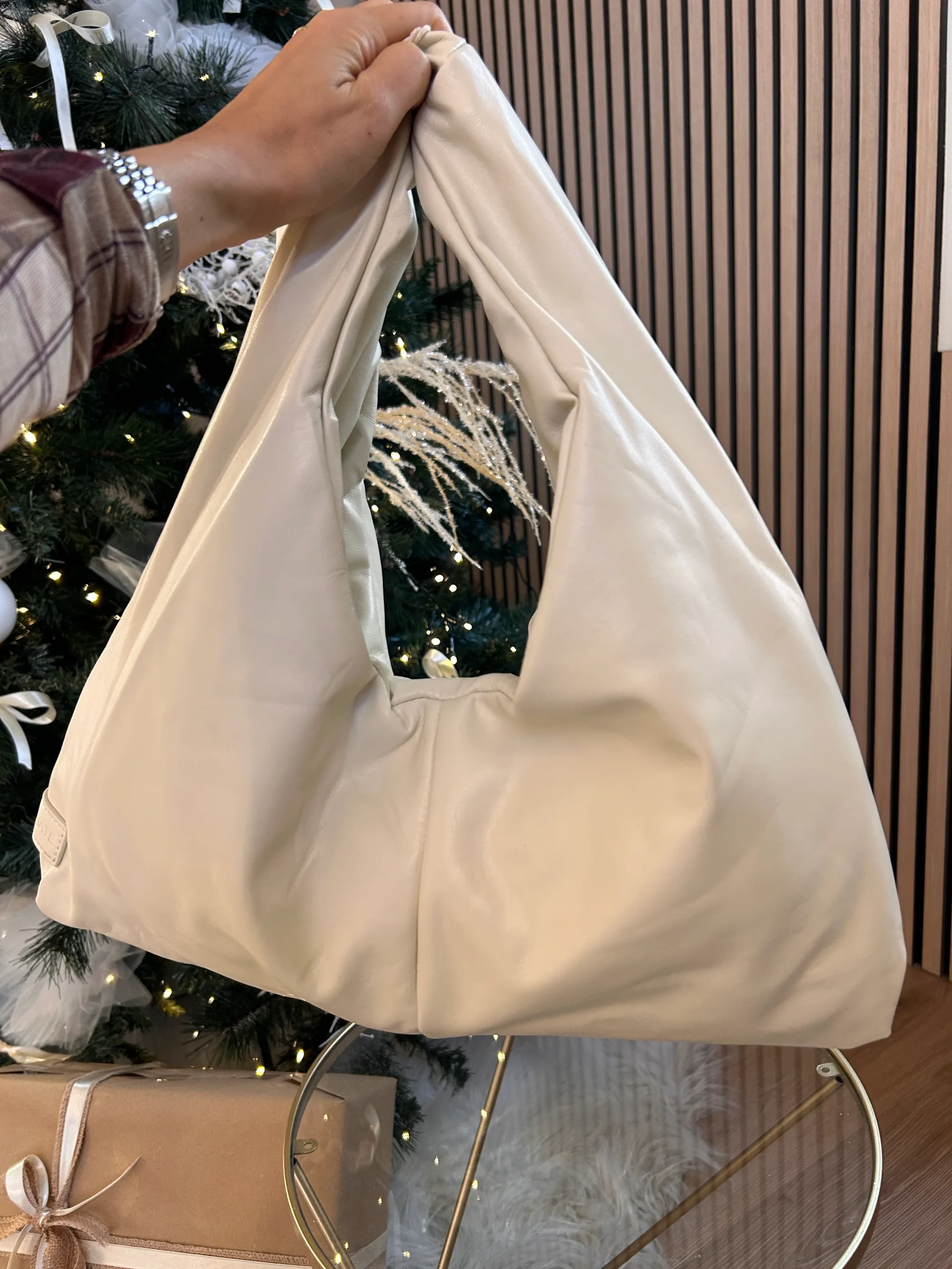 Borsa media ecopelle burro - immagine 4