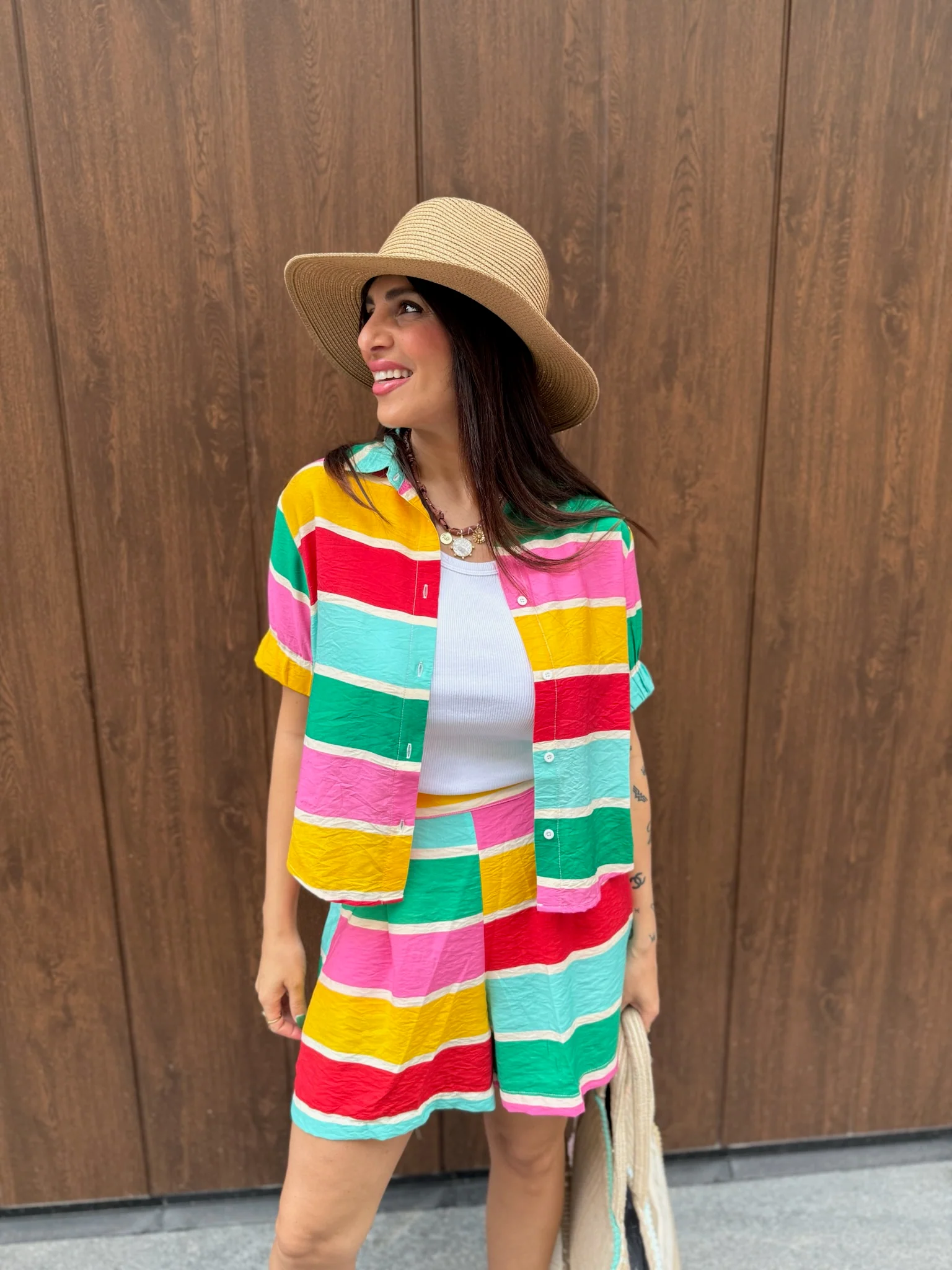 Camicia corta “Multicolor” COMPANIA FANTASTICA - immagine 2