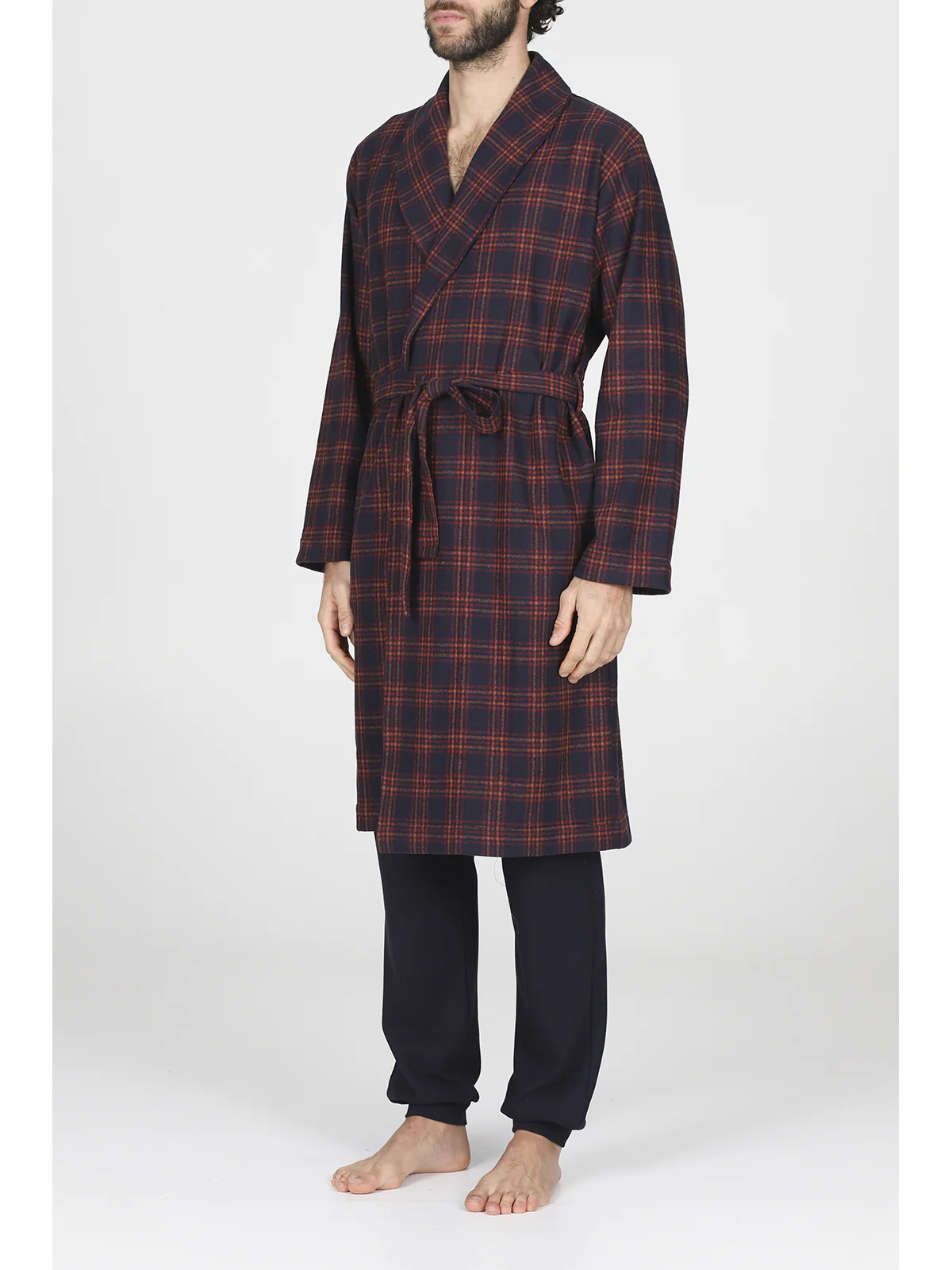 Calda vestaglia in jacquard di cotone - immagine 2