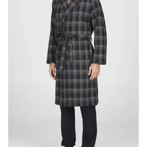 Calda vestaglia in jacquard di cotone