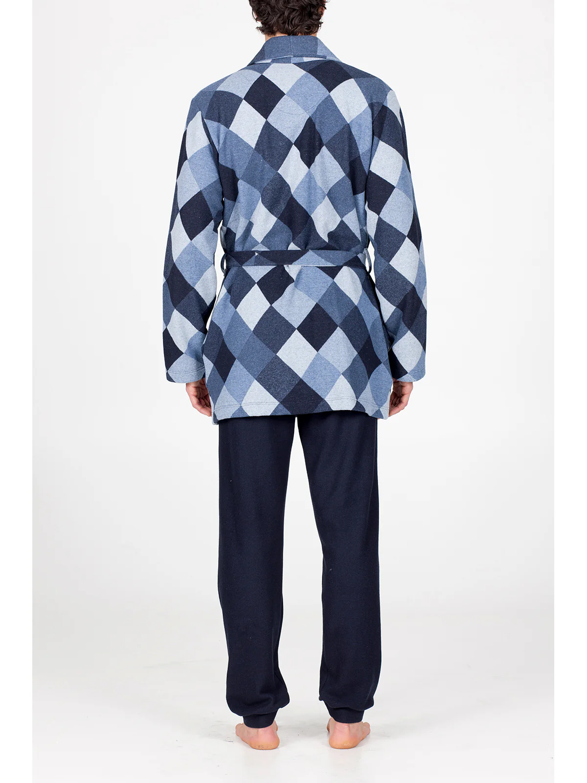 Giacca da camera in jacquard di cotone - immagine 4