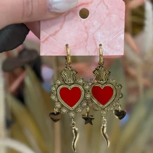 Orecchini “Cuore Sacro” LIP