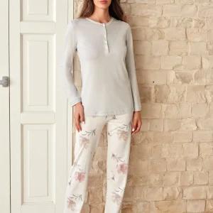 Pigiama Donna lungo in cotone