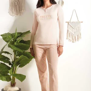 Pigiama Donna lungo in cotone