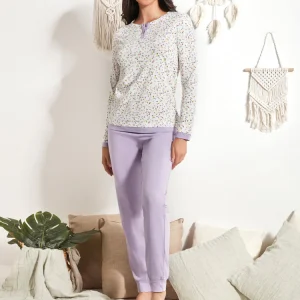 Pigiama Donna lungo in cotone