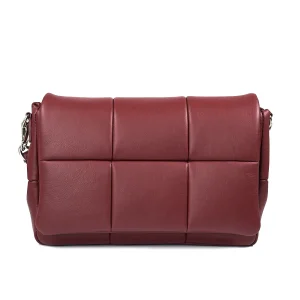 Borsa a spalla in vera pelle con tracolla regolabile mod. BEATRIX