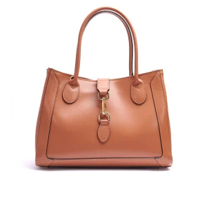 Borsa shopping  donna con doppio manico  in vera pelle e con tracolla regolabile mod. GINEVRA
