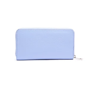Portafoglio grande Unisex in Vera Pelle Chiusura con zip