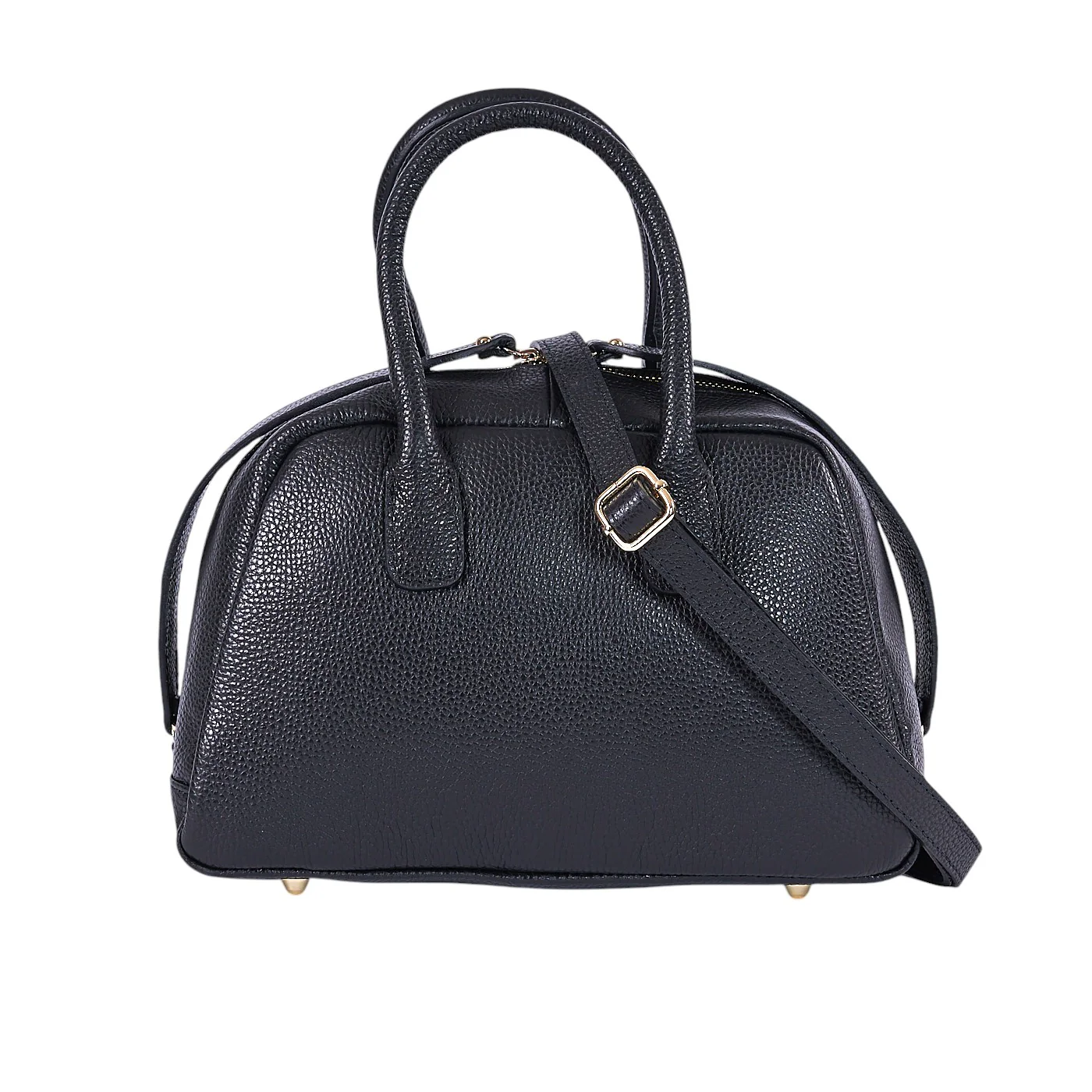 Borsa a spalla da donna in vera pelle di vitello con tracolla regolabile mod. ELISA - immagine 8