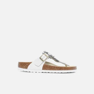 BIRKENSTOCK SANDALO GIZEH FLOWERS WHITE