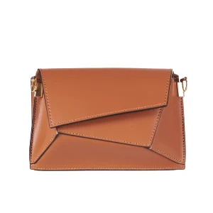 Borsa a spalla da donna in vera pelle con tracolla regolabile mod. CHARLOTTE