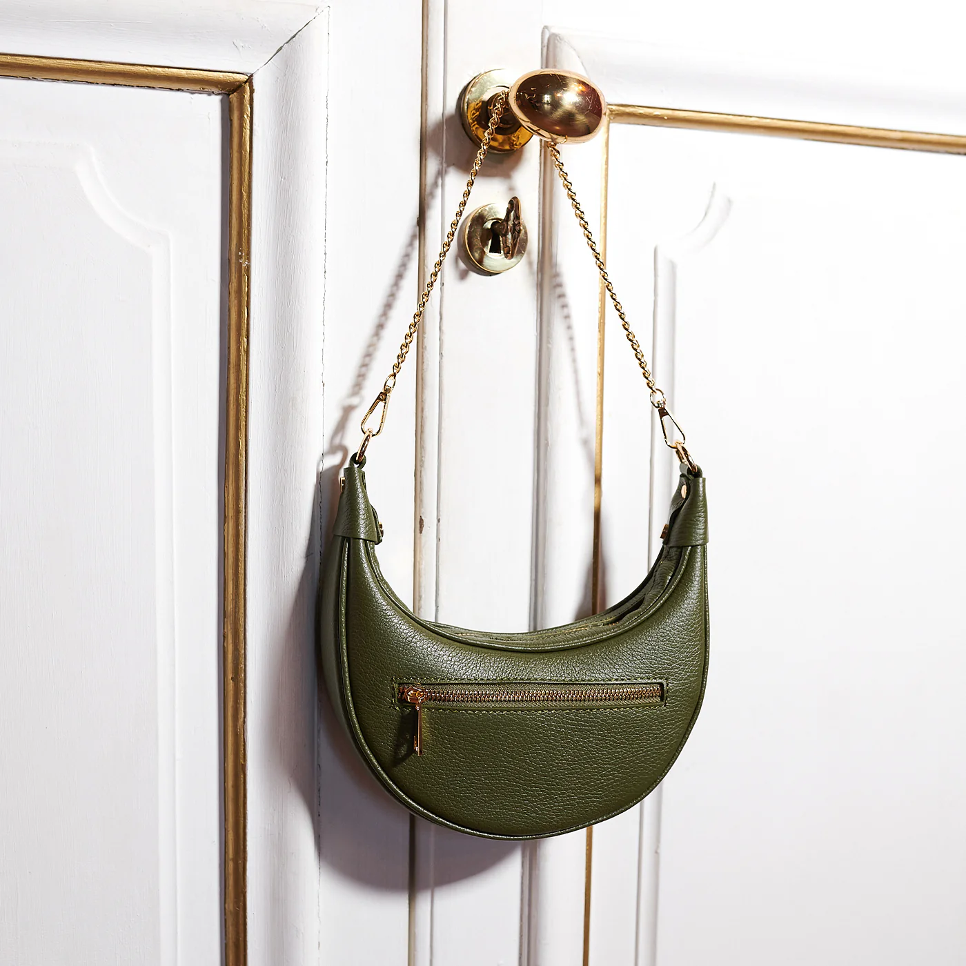 Borsa a spalla da Donna in Vera Pelle con tracolla regolabile Mod. CARLA - immagine 3