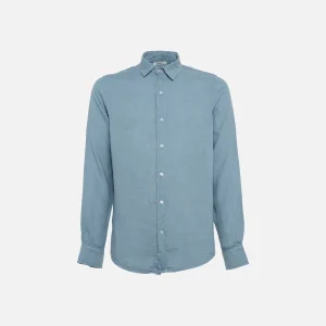 ACANFORA CAMICIA LINO COLLO ITALIA