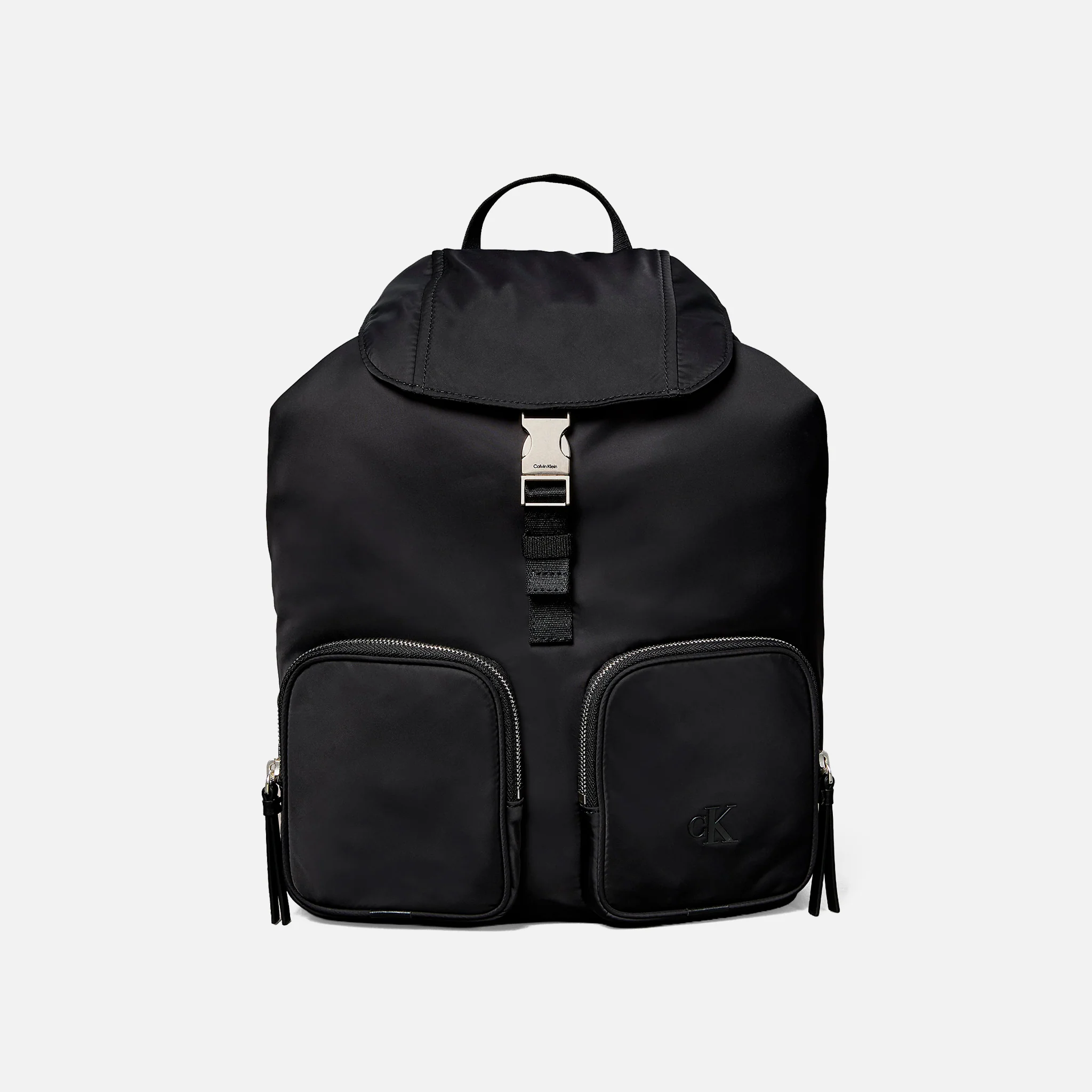 CALVIN KLEIN ZAINO POCKET NYLON FLAP BACKPACK - immagine 2