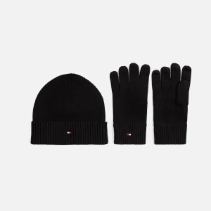 TOMMY HILFIGER CAPPELLO TH FLAG BEANIE and GLOVE GP