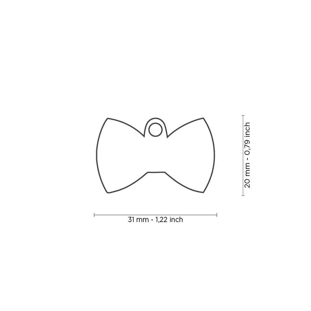 Medaglietta Papillon - immagine 4