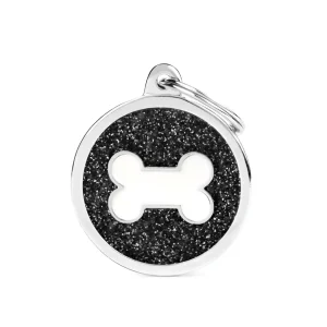 Medaglietta Shine Cerchio con osso