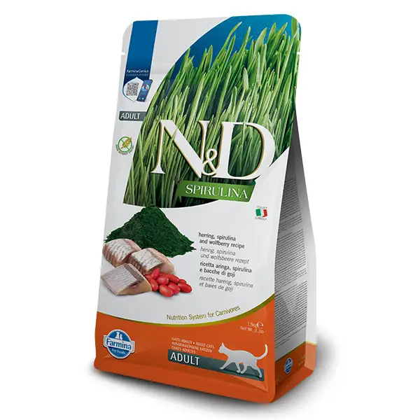 Farmina Cat N&D Spirulina Aringa e bacche di Goji