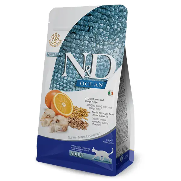 Farmina Cat N&D Ocean Merluzzo e Arancia